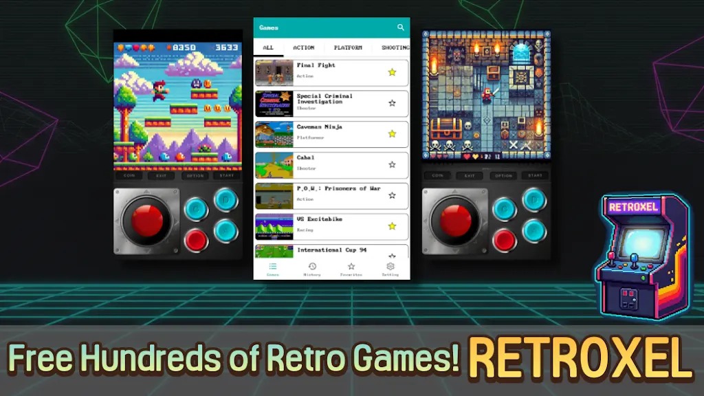 Retroxel瑞科塞尔街机模拟器 Retroxel瑞科塞尔街机模拟器