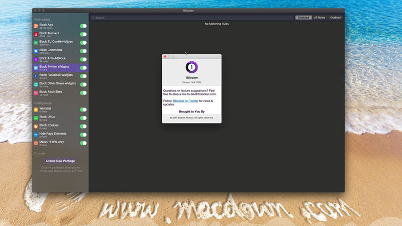 1Blocker for Mac(Safari������ع���)