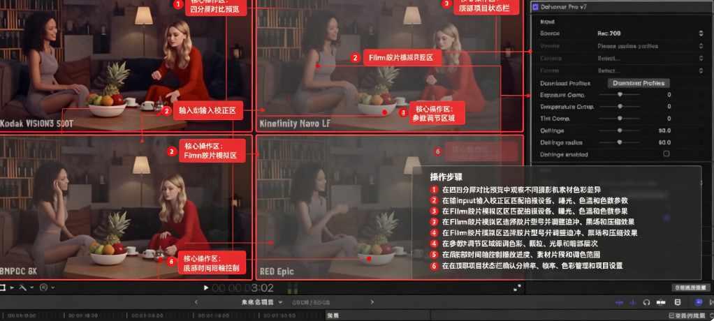 FCPX电影色彩分级调色插件 Dehancer Pro for Mac FCPX电影色彩分级调色插件 Dehancer Pro for Mac