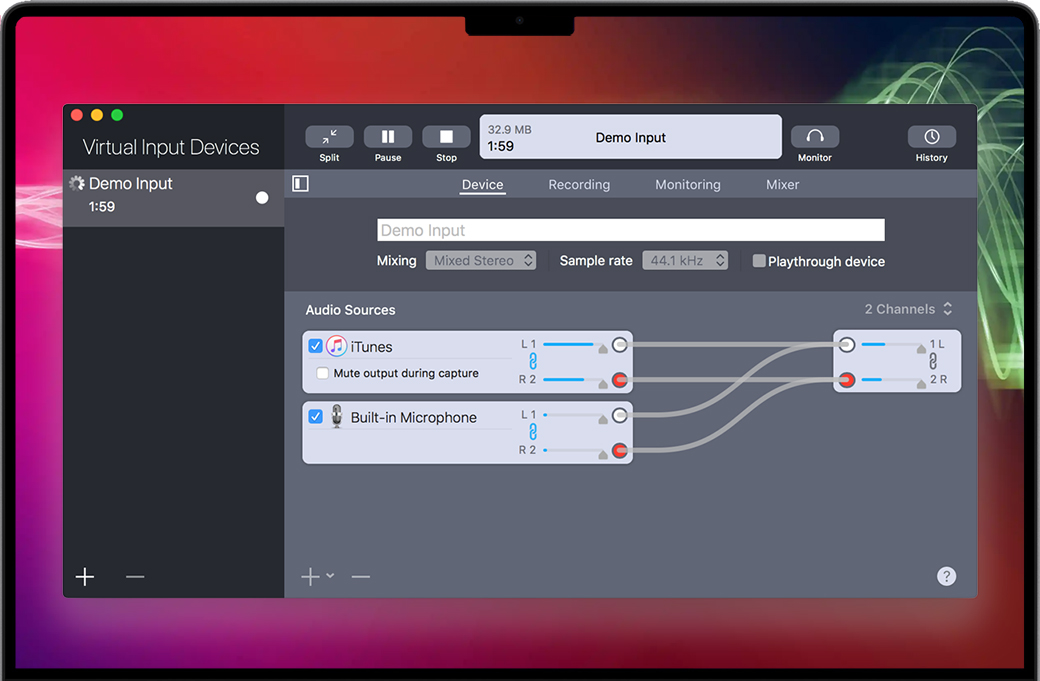 Sound Siphon for Mac(声音虹吸音频处理工具) Sound Siphon for Mac(声音虹吸音频处理工具)