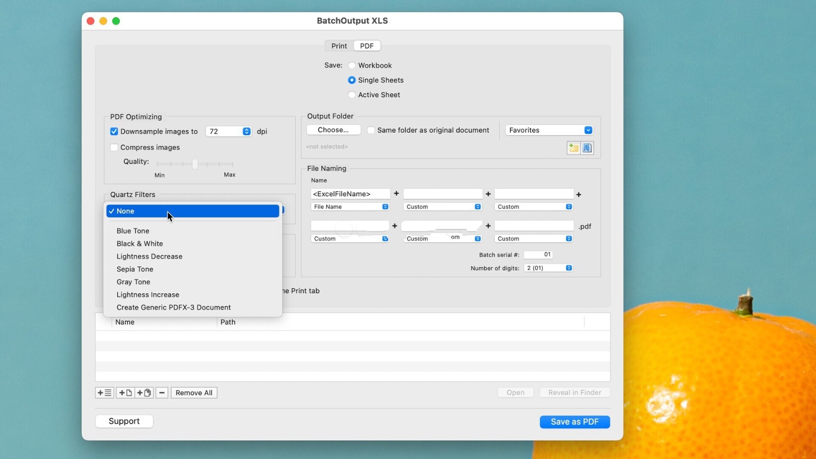 BatchOutput XLS for Mac���԰�