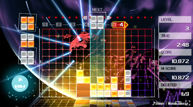 ���ַ���LUMINES REMASTERED���İ�