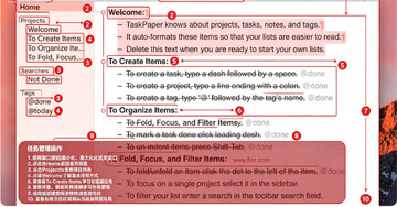 TaskPaper 纯文本GTD工具 for Mac TaskPaper 纯文本GTD工具 for Mac