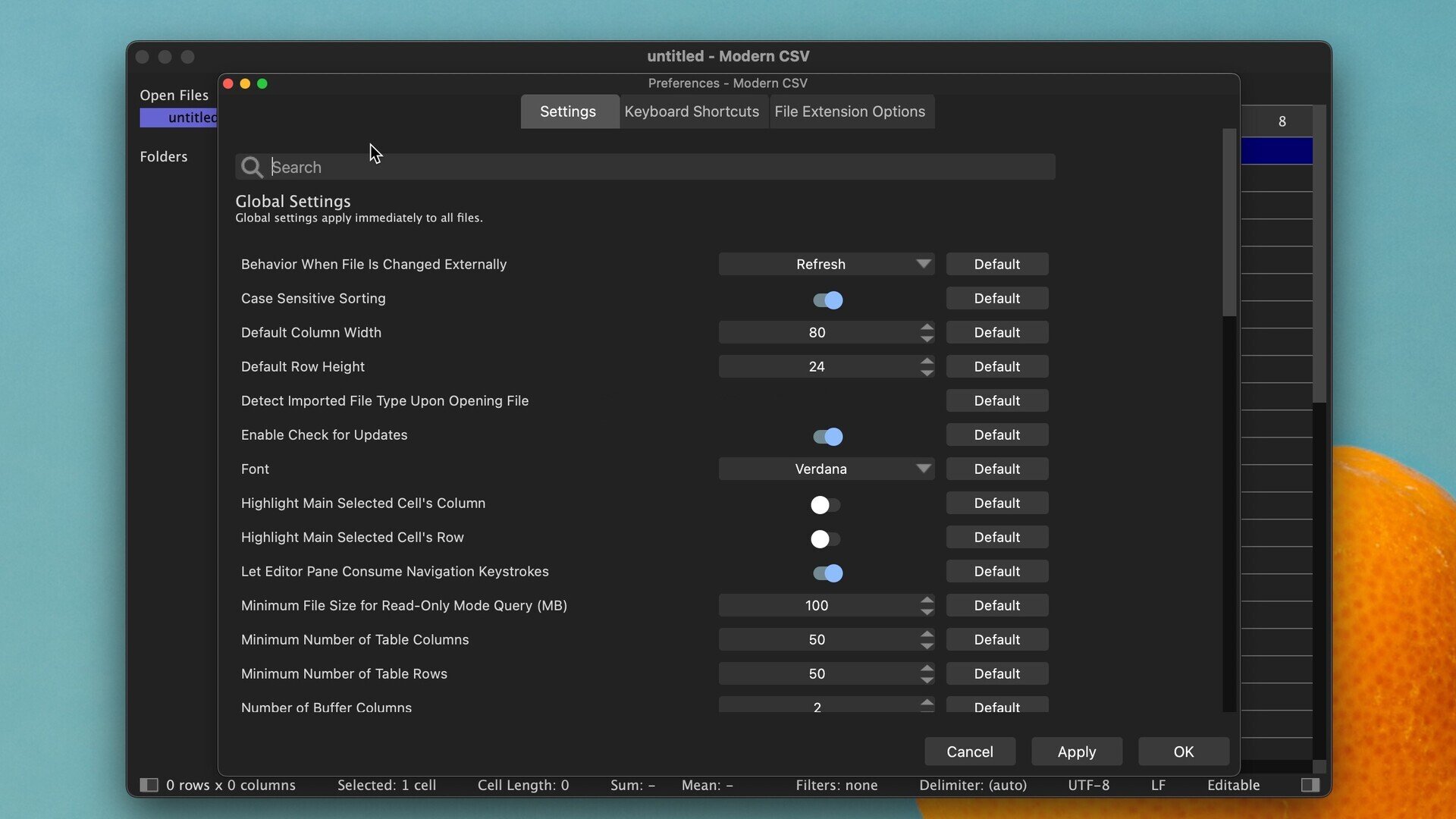 Modern CSV for Mac苹果电脑版截图0