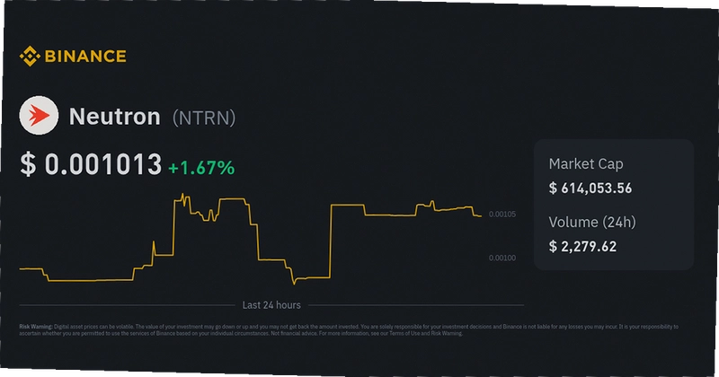 Neutron NTRN币 实时价格 行情截图 宣传图 无水印