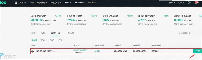 DOGEKING合约地址交易所查询,关键词必须包含DOGEKING,与平台查询内容相对应