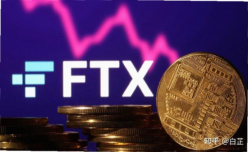 FTX交易所 崩盘 一周年 事件回顾 色彩丰富 无水印 宣传图