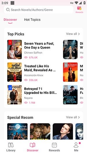 HeyNovel海外版阅读软件1.3.6安卓版截图0