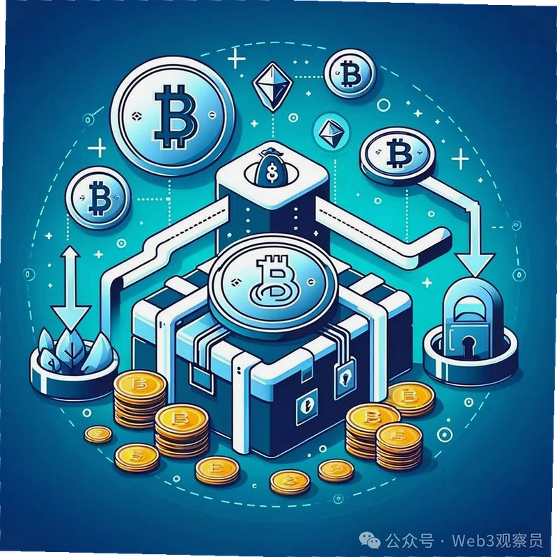 流动性挖矿和质押挖矿区别,DeFi收益对比 色采丰富 无水印 宣传图