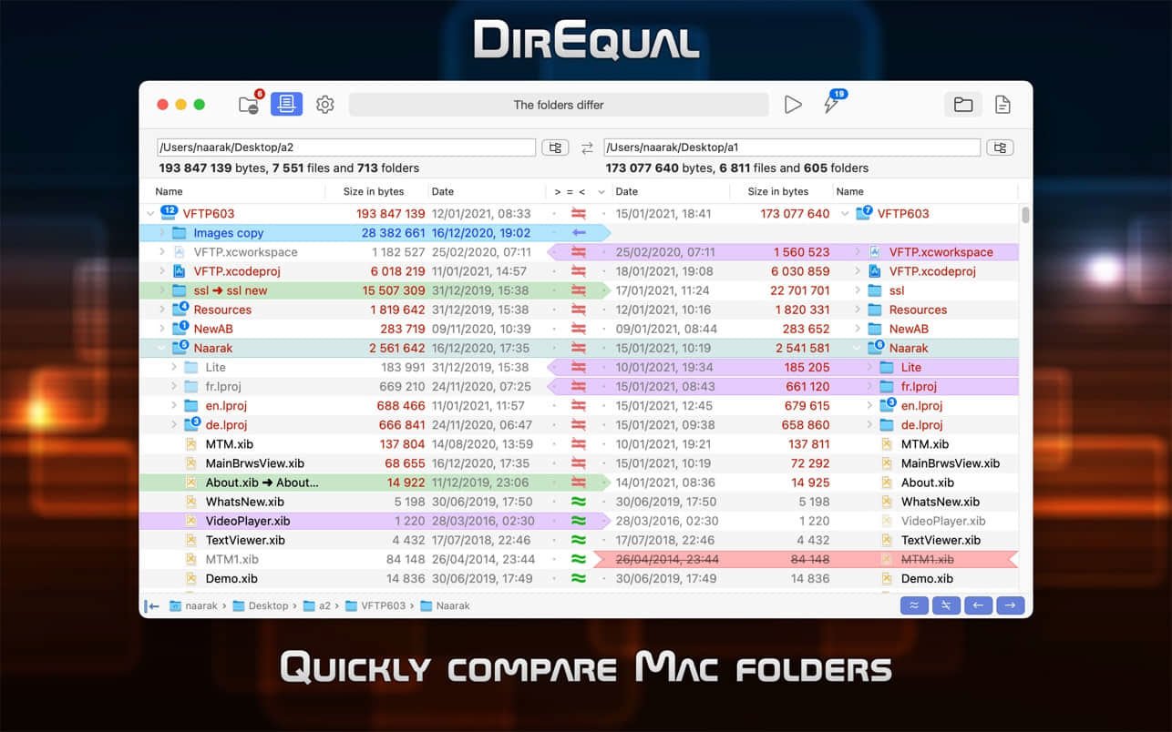 DirEqual Mac官方版截图3