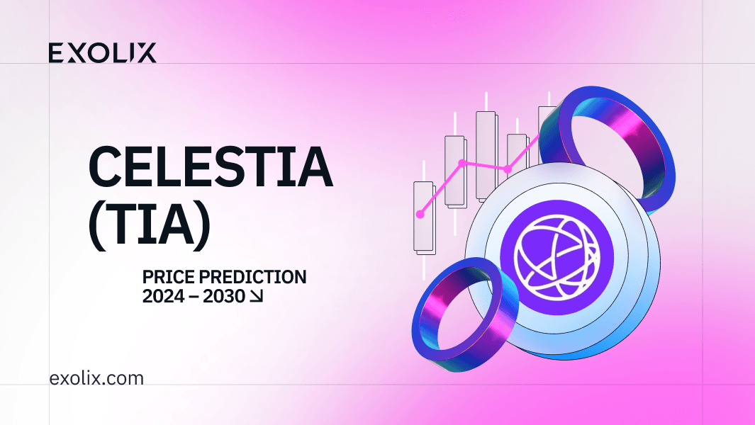 Celestia TIA 价格预测 无水印宣传图,关键词必须包含Celestia TIA,关键概括整篇文章全部内容,色采丰富 无水印 宣传图