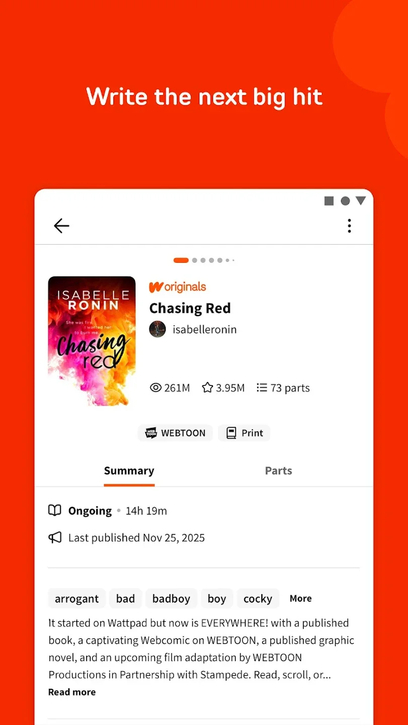 Wattpad阅读器官方版国际版11.20.0截图3