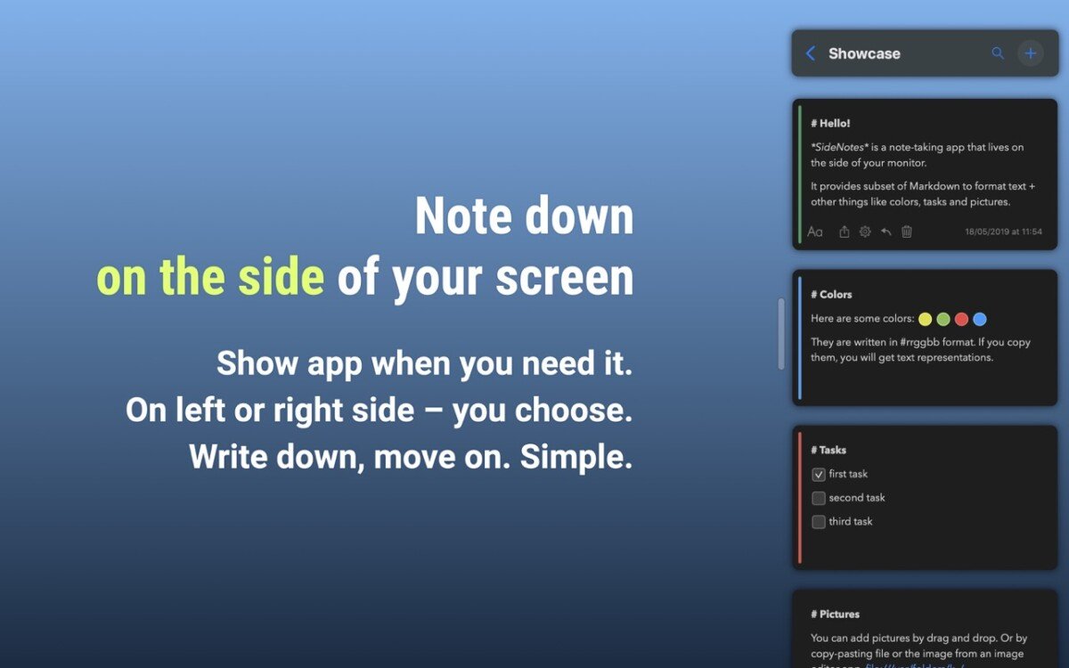 SideNotes for Mac电脑版截图3