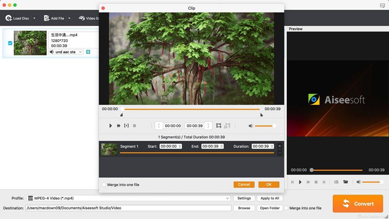 Aiseesoft Mac Video Converter Ultimate全能转换工具截图2
