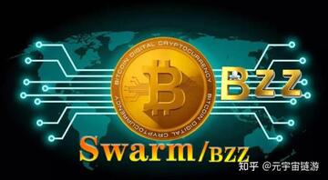 BIZZ币与bzz币对比,存储项目投资,色彩丰富,无水印,宣传图