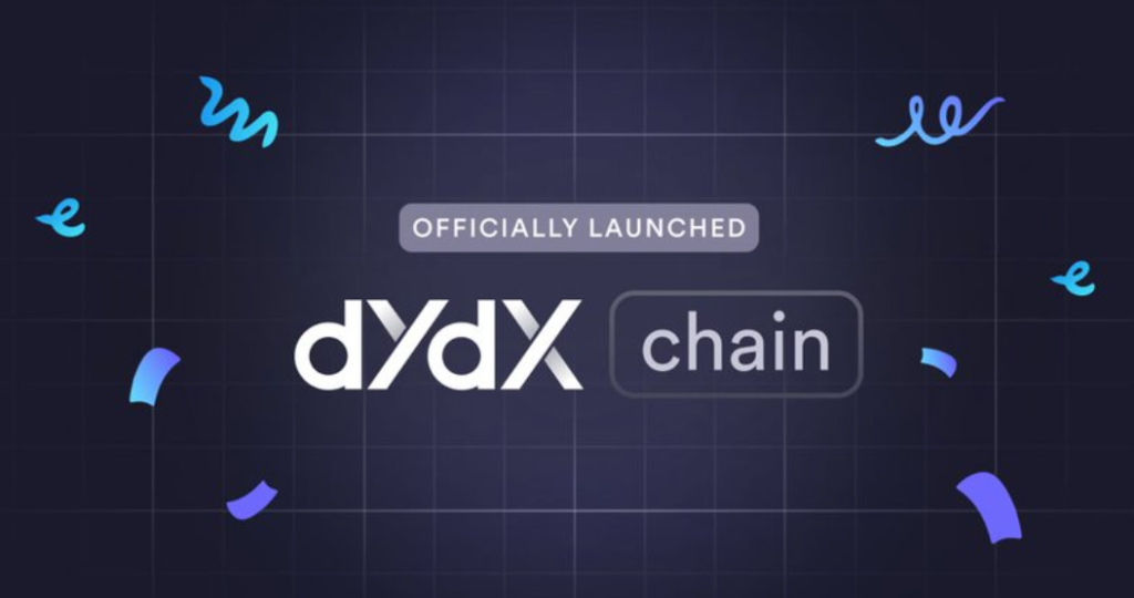dYdX链主网上线 DYDX 涨幅 宣传图