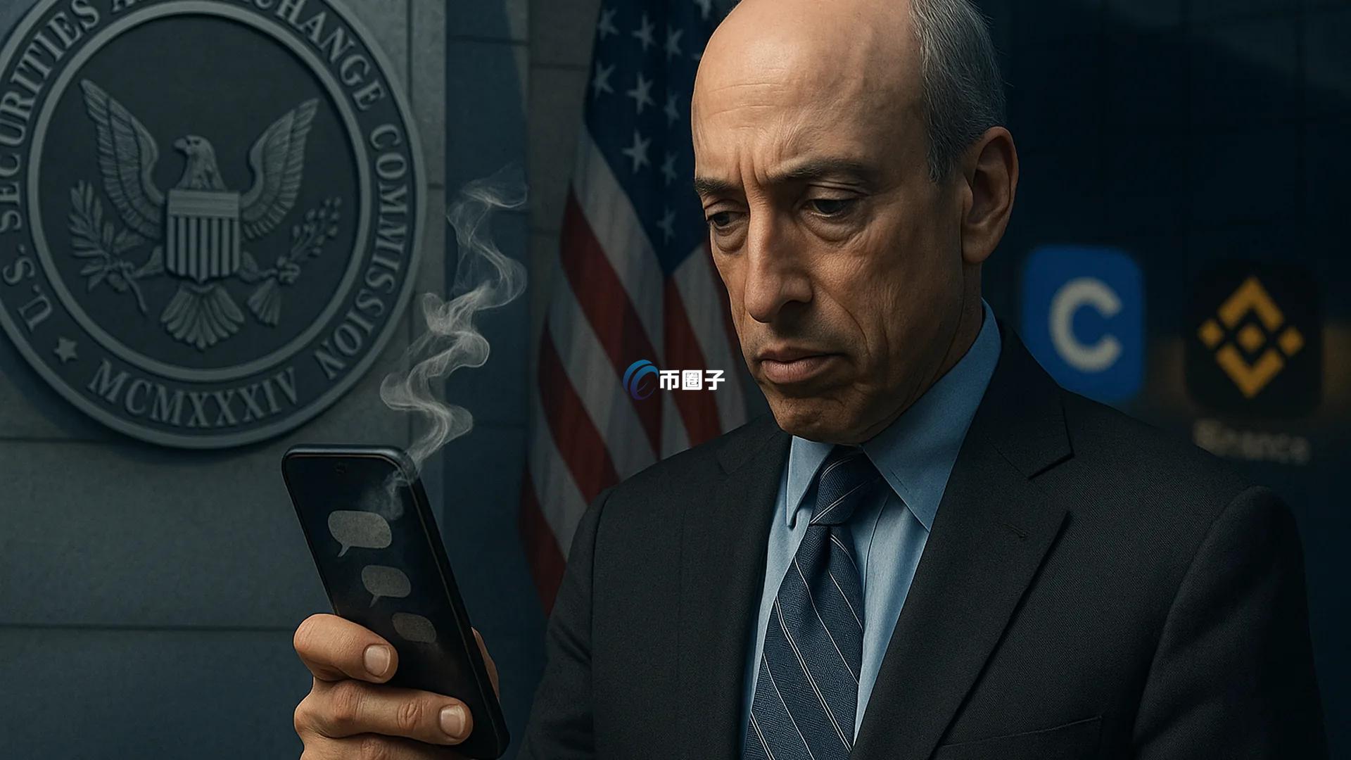Gary Gensler 加密执法 支持 2026,关键词包含Gary Gensler加密执法,概括全文内容,色采丰富无水印宣传图