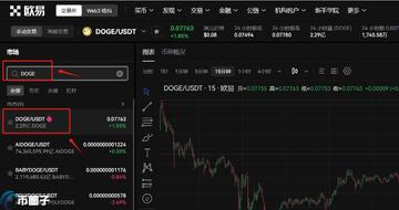 主流交易所狗狗币交易对截图,DOGE币在哪些交易所上市,界面截图