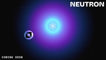 Neutron链上应用生态,NTRN币交易,科技感 数据可视化 无水印