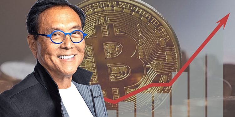 罗伯特清崎 加密货币就是未来 比特币 数字黄金 宣传海报