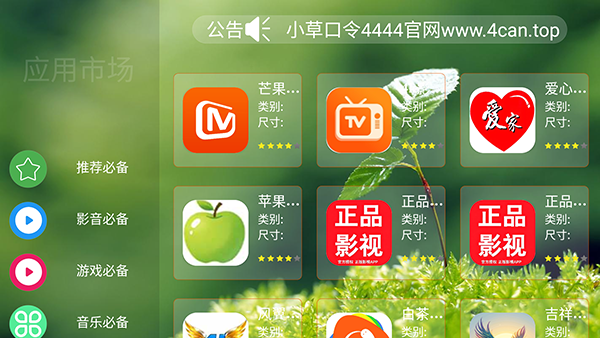 水果市场TV版apk下载最新版1.0截图2