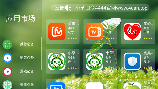 水果市场TV版apk下载最新版1.0截图1
