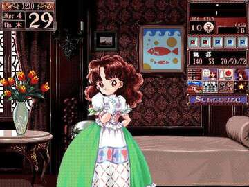 美少女梦工厂2免安装版 教堂社交礼仪 舞会 服装道具 人物属性界面