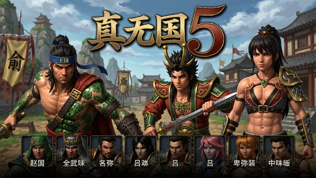 真三国无双5免安装中文版 全武将 赵云 吕布 卑弥呼