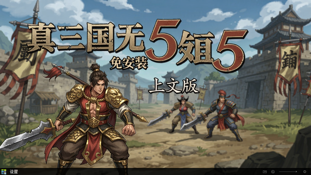 真三国无双5免安装中文版 配置 需求 设置界面