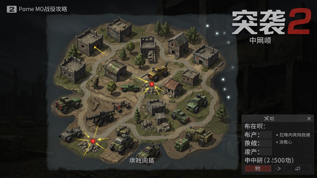 突袭2中文版 战役地图 攻略 布局