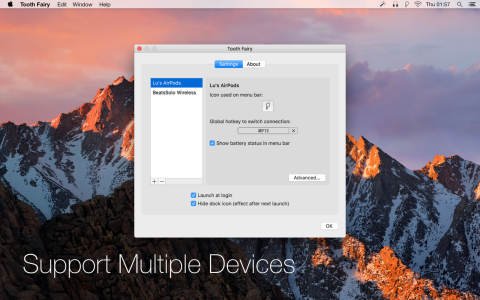 ToothFairy for Mac版(蓝牙管理)截图1