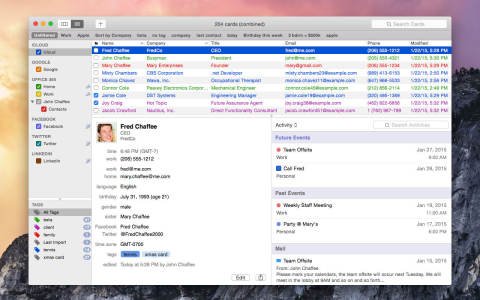 BusyContacts for Mac(通讯录管理) BusyContacts for Mac(通讯录管理)