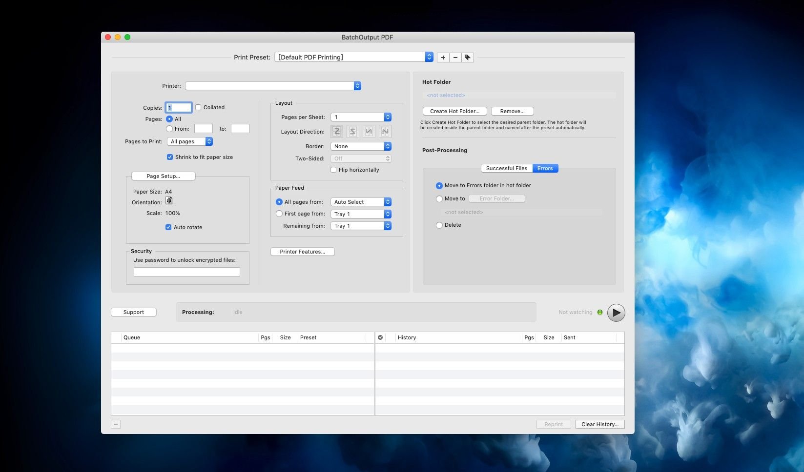 BatchOutput PDF for Mac(PDF文件批量打印工具)截图3