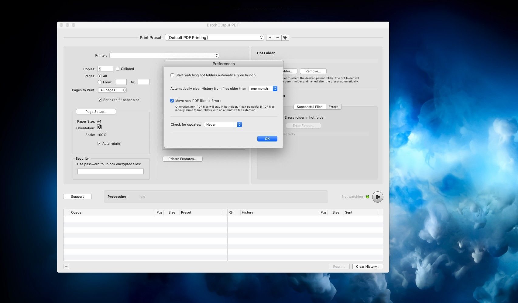 BatchOutput PDF for Mac(PDF文件批量打印工具)截图4