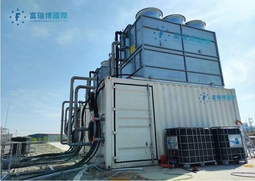 水电站旁集装箱式液冷比特币矿场,比特币矿机水电站