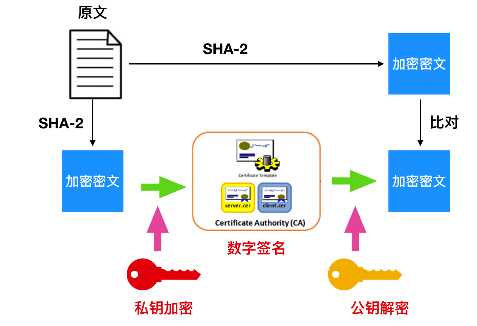数字签名和认证,加密技术的原理