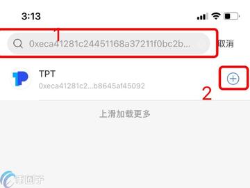 在钱包中手动添加代币合约地址