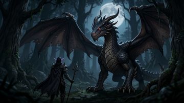 dark elf黑暗精灵繁体中文版 剧情过场 守护巨龙 暗月森林