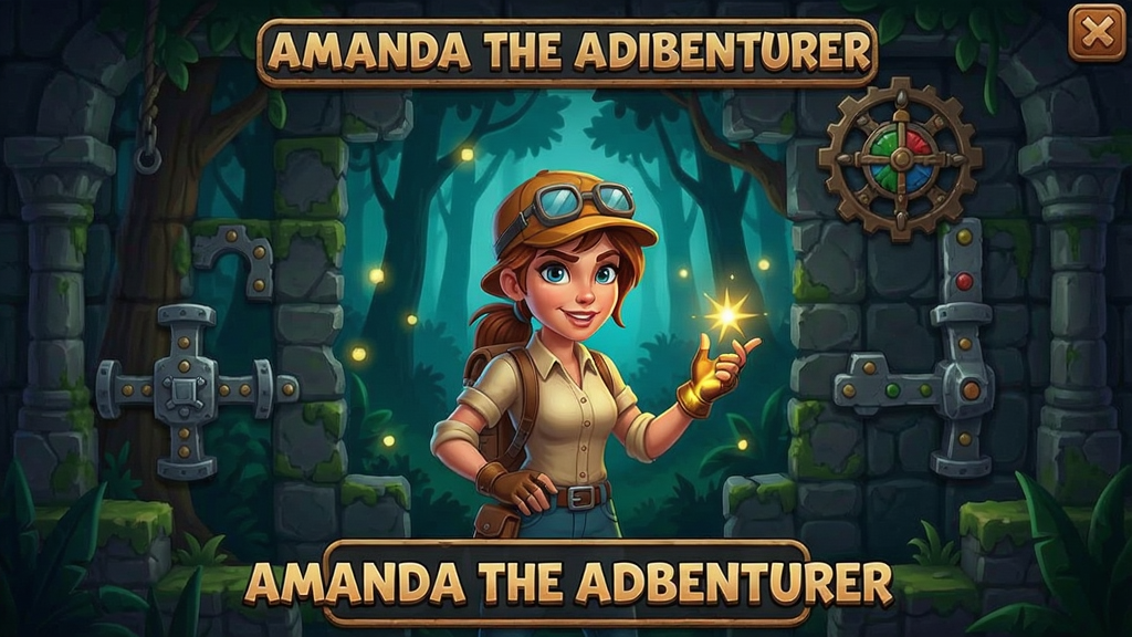 冒险的阿曼达游戏正版(Amanda the Adbenturer)解谜机关界面