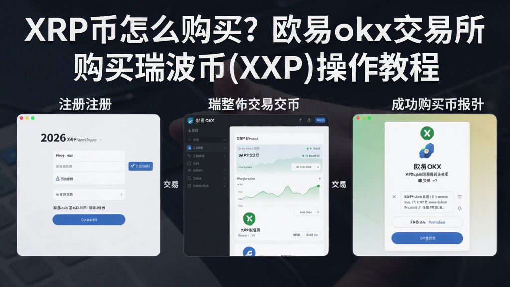 2026年手把手欧易OKX购买XRP瑞波币完整操作流程示意,包含注册、充值、交易界面和成功购买的截图风格教程,“XRP币怎么购买?欧易okx交易所购买瑞波币(XRP)操作教程”