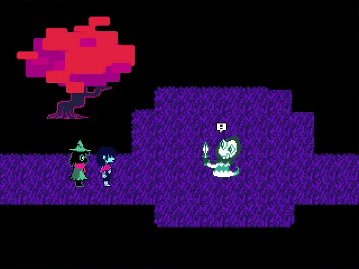 三角符文(Deltarune)隐藏结局触发场景截图
