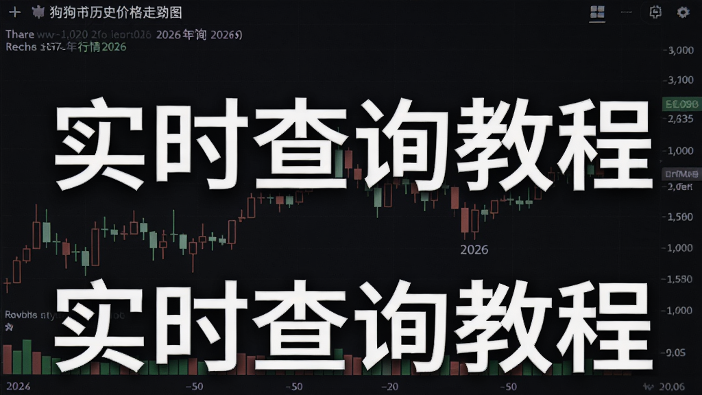 狗狗币历史价格走势图美元K线图2026年行情数据 配文字“实时查询教程”