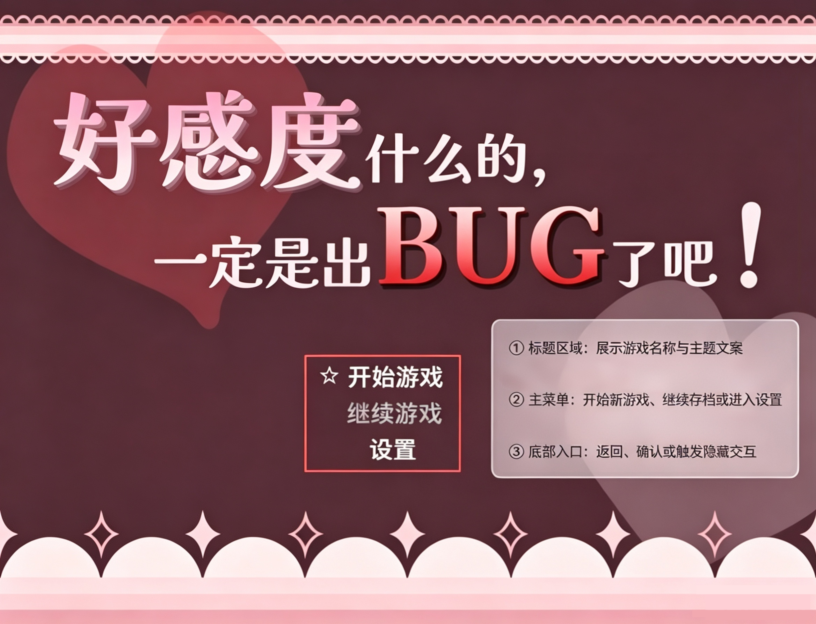 好感度什么的一定是出BUG了吧手机中文版1.0安卓版截图0