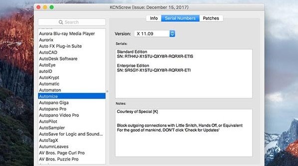 KCNcrew Pack 序列号、激活码分享工具 for Mac截图2