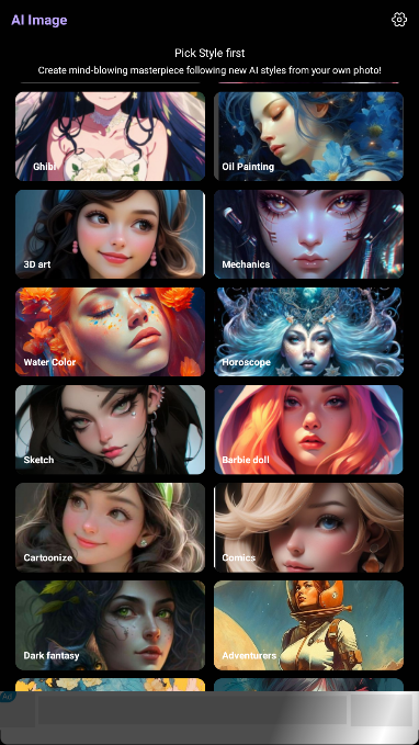 OpenArt ai软件手机版安卓版1.0.0截图1