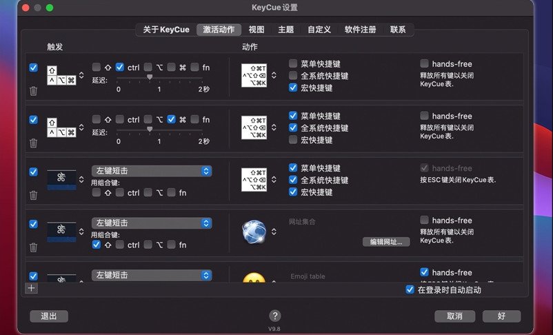 KeyCue 快捷键辅助神器 for Mac截图1