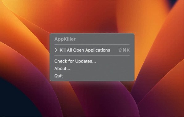 AppKiller for Mac截图2