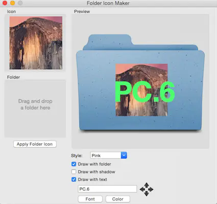 Folder Icon Maker Mac个性文件夹图标截图3