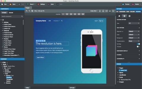 Bootstrap Studio for Mac(��ҳ���)��ͼ2