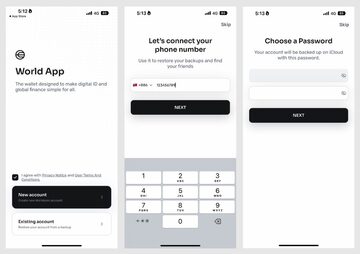 World APP领取WLD代币操作页面截图
